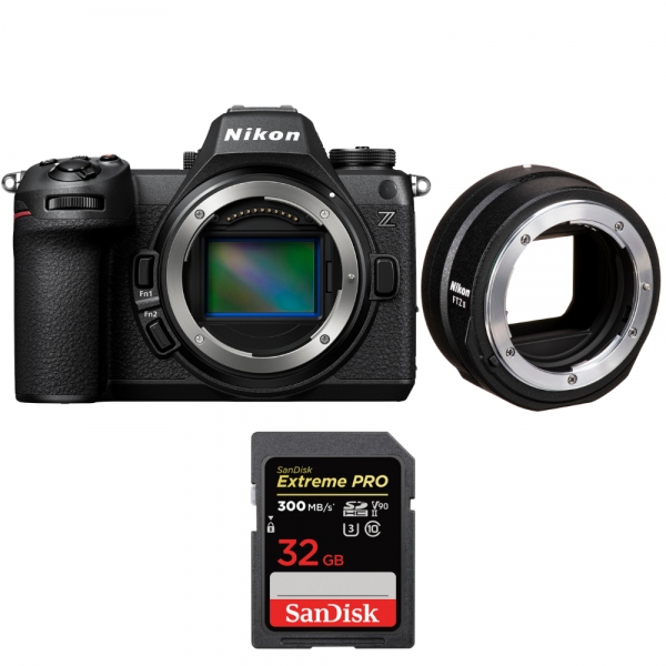 Nikon Z6 III + FTZ II + 1 SanDisk 32GB Extreme PRO UHS-II SDXC 300 MB/s|MCZ DIRECT