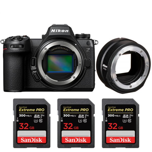 Nikon Z6 III + FTZ II + 3 SanDisk 32GB Extreme PRO UHS-II SDXC 300 MB/s-1