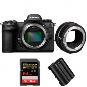 Nikon Z6 III + FTZ II + 1 SanDisk 64GB Extreme PRO UHS-II SDXC 300 MB/s + 1 Nikon EN-EL15c-1