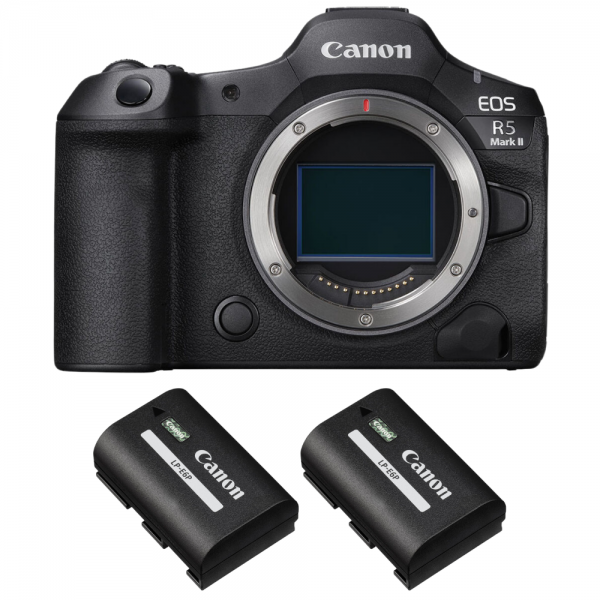 Canon EOS R5 Mark II + 2 Canon LP-E6P|MCZ DIRECT