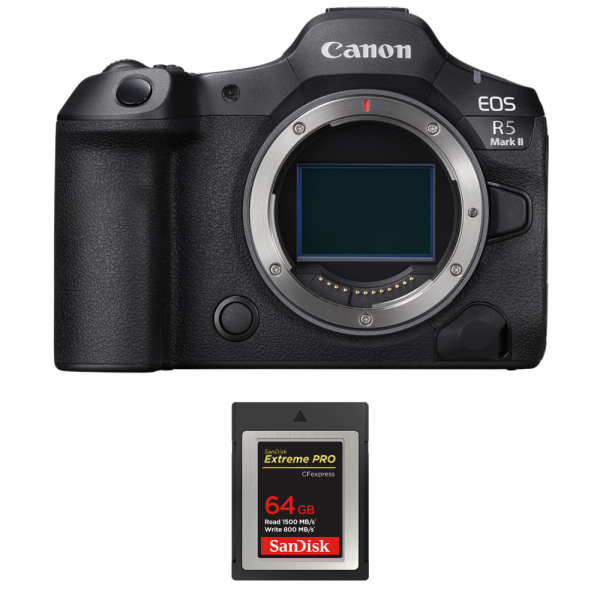 Canon EOS R5 Mark II + 1 SanDisk 64GB Extreme PRO CFexpress Type B-1