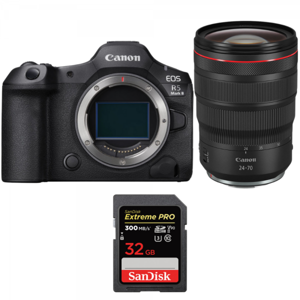 Canon EOS R5 Mark II + RF 24-70mm f/2.8 L IS USM + 1 SanDisk 32GB Extreme PRO UHS-II SDXC 300 MB/s-1