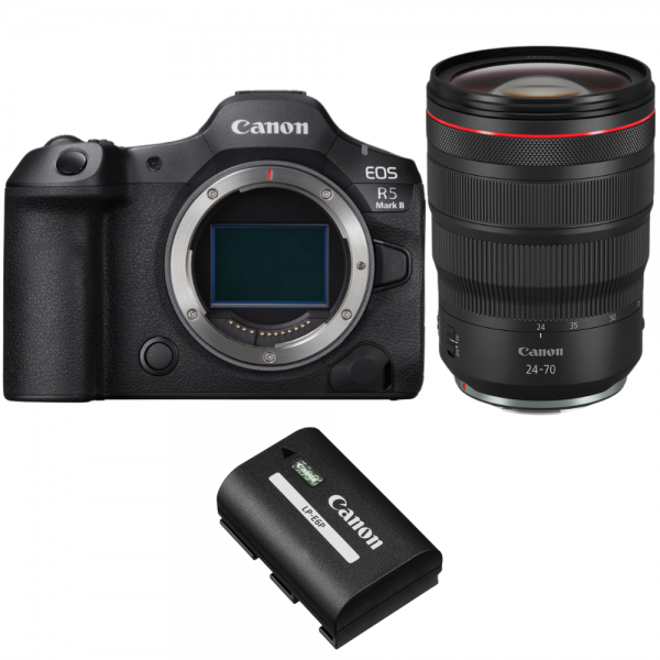 Canon EOS R5 Mark II + RF 24-70mm f/2.8 L IS USM + 1 Canon LP-E6P-1