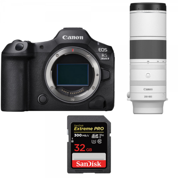 Canon EOS R5 Mark II + RF 200-800mm f/6.3-9 IS USM + 1 SanDisk 32GB Extreme PRO UHS-II SDXC 300 MB/s-1