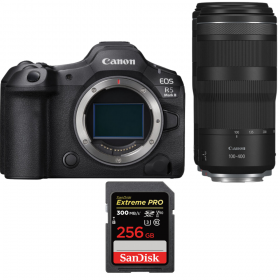 Canon EOS R5 Mark II + RF 100-400mm f/5.6-8 IS USM + 1 SanDisk 256GB Extreme PRO UHS-II SDXC 300 MB/s-1