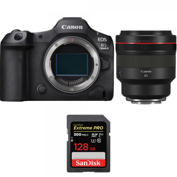 Canon EOS R5 Mark II + RF 85mm f/1.2 L USM + 1 SanDisk 128GB Extreme PRO UHS-II SDXC 300 MB/s-1