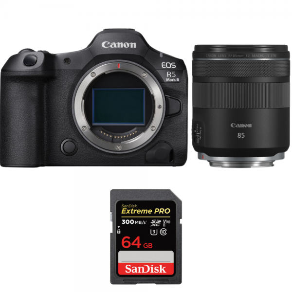 Canon EOS R5 Mark II + RF 85mm f/2 Macro IS STM + 1 SanDisk 64GB Extreme PRO UHS-II SDXC 300 MB/s-1