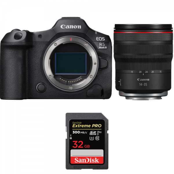 Canon EOS R5 Mark II + RF 14-35mm f/4 L IS USM + 1 SanDisk 32GB Extreme PRO UHS-II SDXC 300 MB/s-1