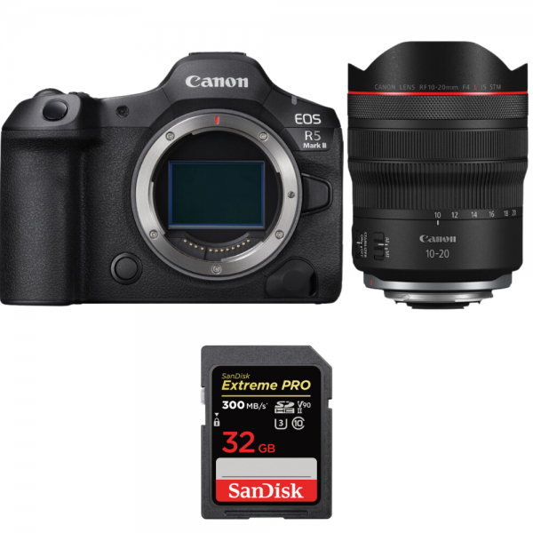 Canon EOS R5 Mark II + RF 10-20mm f/4 L IS STM + 1 SanDisk 32GB Extreme PRO UHS-II SDXC 300 MB/s-1