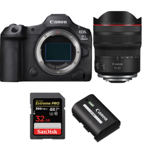 Canon EOS R5 Mark II + RF 10-20mm f/4 L IS STM + 1 SanDisk 32GB Extreme PRO UHS-II SDXC 300 MB/s + 1 Canon LP-E6P-1