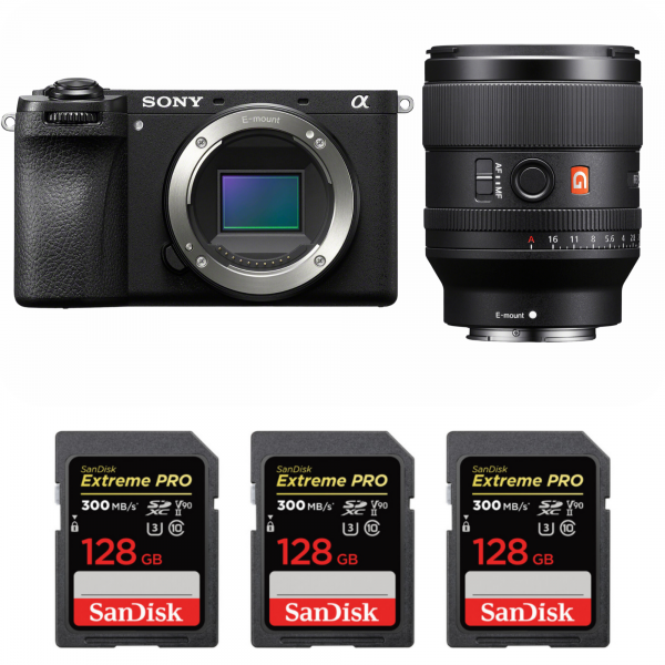 Sony A6700 + FE 35mm f/1.4 GM + 3 SanDisk 128GB Extreme PRO UHS-II SDXC 300 MB/s|MCZ DIRECT