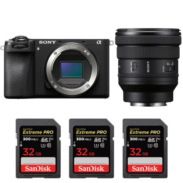 Sony A6700 + FE PZ 16-35mm f/4 G + 3 SanDisk 32GB Extreme PRO UHS-II SDXC 300 MB/s-1