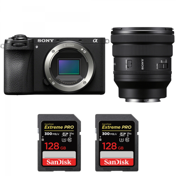 Sony A6700 + FE PZ 16-35mm f/4 G + 2 SanDisk 128GB Extreme PRO UHS-II SDXC 300 MB/s-1