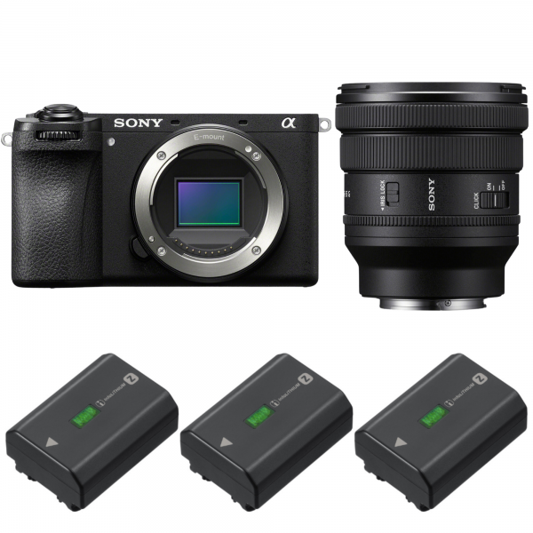 Sony A6700 + FE PZ 16-35mm f/4 G + 3 Sony NP-FZ100|MCZ DIRECT