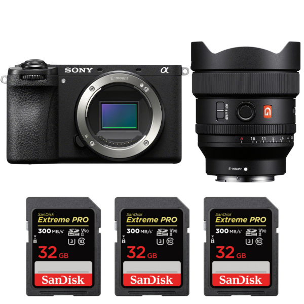 Sony A6700 + FE 14mm f/1.8 GM + 3 SanDisk 32GB Extreme PRO UHS-II SDXC 300 MB/s-1