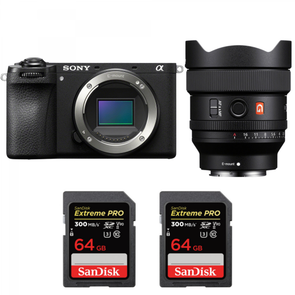 Sony A6700 + FE 14mm f/1.8 GM + 2 SanDisk 64GB Extreme PRO UHS-II SDXC 300 MB/s-1