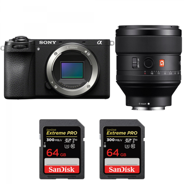 Sony A6700 + FE 85mm f/1.4 GM + 2 SanDisk 64GB Extreme PRO UHS-II SDXC 300 MB/s-1