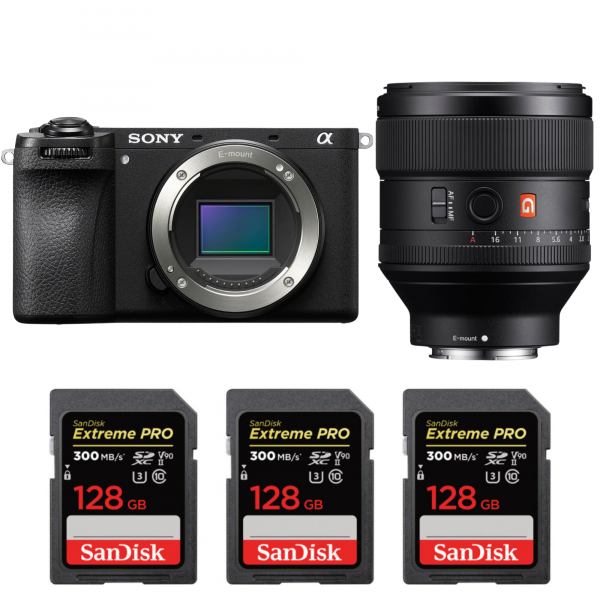 Sony A6700 + FE 85mm f/1.4 GM + 3 SanDisk 128GB Extreme PRO UHS-II SDXC 300 MB/s-1