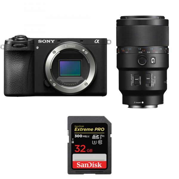 Sony A6700 + FE 90mm f/2.8 Macro G OSS + 1 SanDisk 32GB Extreme PRO UHS-II SDXC 300 MB/s|MCZ DIRECT