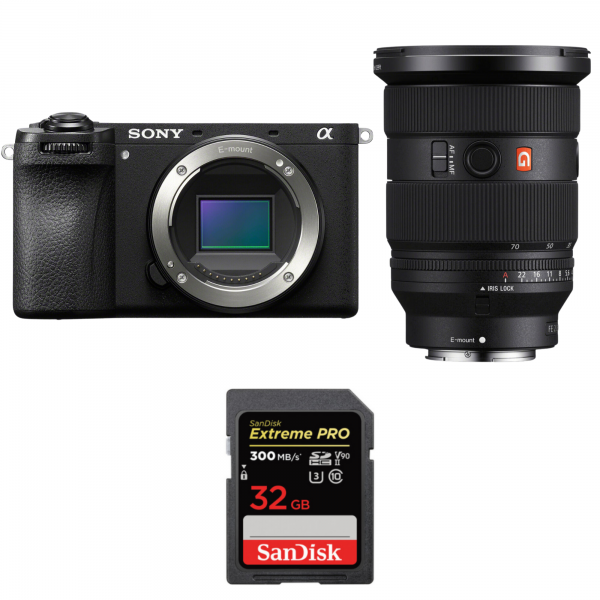 Sony A6700 + FE 24-70mm f/2.8 GM II + 1 SanDisk 32GB Extreme PRO UHS-II SDXC 300 MB/s|MCZ DIRECT