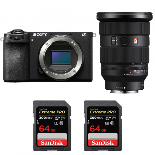 Sony A6700 + FE 24-70mm f/2.8 GM II + 2 SanDisk 64GB Extreme PRO UHS-II SDXC 300 MB/s-1