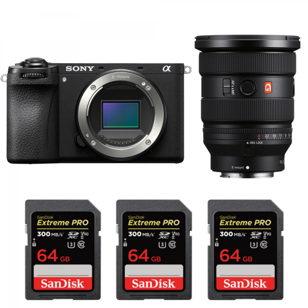 Sony A6700 + FE 16-35mm f/2.8 GM II + 3 SanDisk 64GB Extreme PRO UHS-II SDXC 300 MB/s|MCZ DIRECT