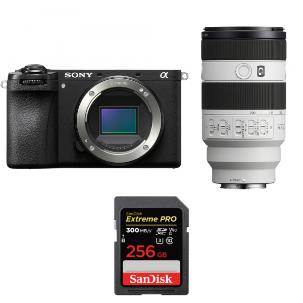 Sony A6700 + FE 70-200mm f/4 Macro G OSS II + 1 SanDisk 256GB Extreme PRO UHS-II SDXC 300 MB/s|MCZ DIRECT