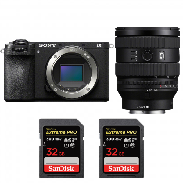 Sony A6700 + FE 20-70mm f/4 G + 2 SanDisk 32GB Extreme PRO UHS-II SDXC 300 MB/s|MCZ DIRECT