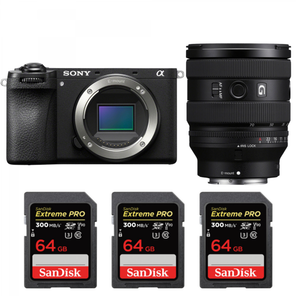 Sony A6700 + FE 20-70mm f/4 G + 3 SanDisk 64GB Extreme PRO UHS-II SDXC 300 MB/s-1