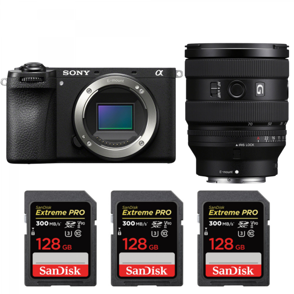 Sony A6700 + FE 20-70mm f/4 G + 3 SanDisk 128GB Extreme PRO UHS-II SDXC 300 MB/s-1