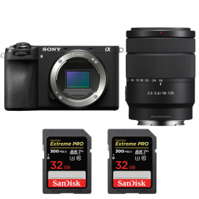 Sony A6700 + 18-135mm f/3.5-5.6 OSS + 2 SanDisk 32GB Extreme PRO UHS-II SDXC 300 MB/s-1