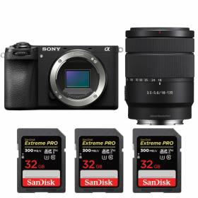 Sony A6700 + 18-135mm f/3.5-5.6 OSS + 3 SanDisk 32GB Extreme PRO UHS-II SDXC 300 MB/s-1