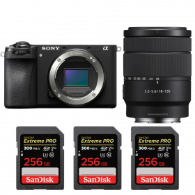 Sony A6700 + 18-135mm f/3.5-5.6 OSS + 3 SanDisk 256GB Extreme PRO UHS-II SDXC 300 MB/s-1