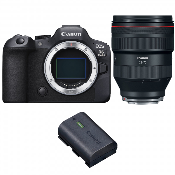 Canon EOS R6 Mark II + RF 28-70mm f/2 L USM + 1 Canon LP-E6NH|MCZ DIRECT